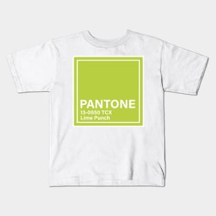 pantone 13-0550 TCX Lime Punch Kids T-Shirt